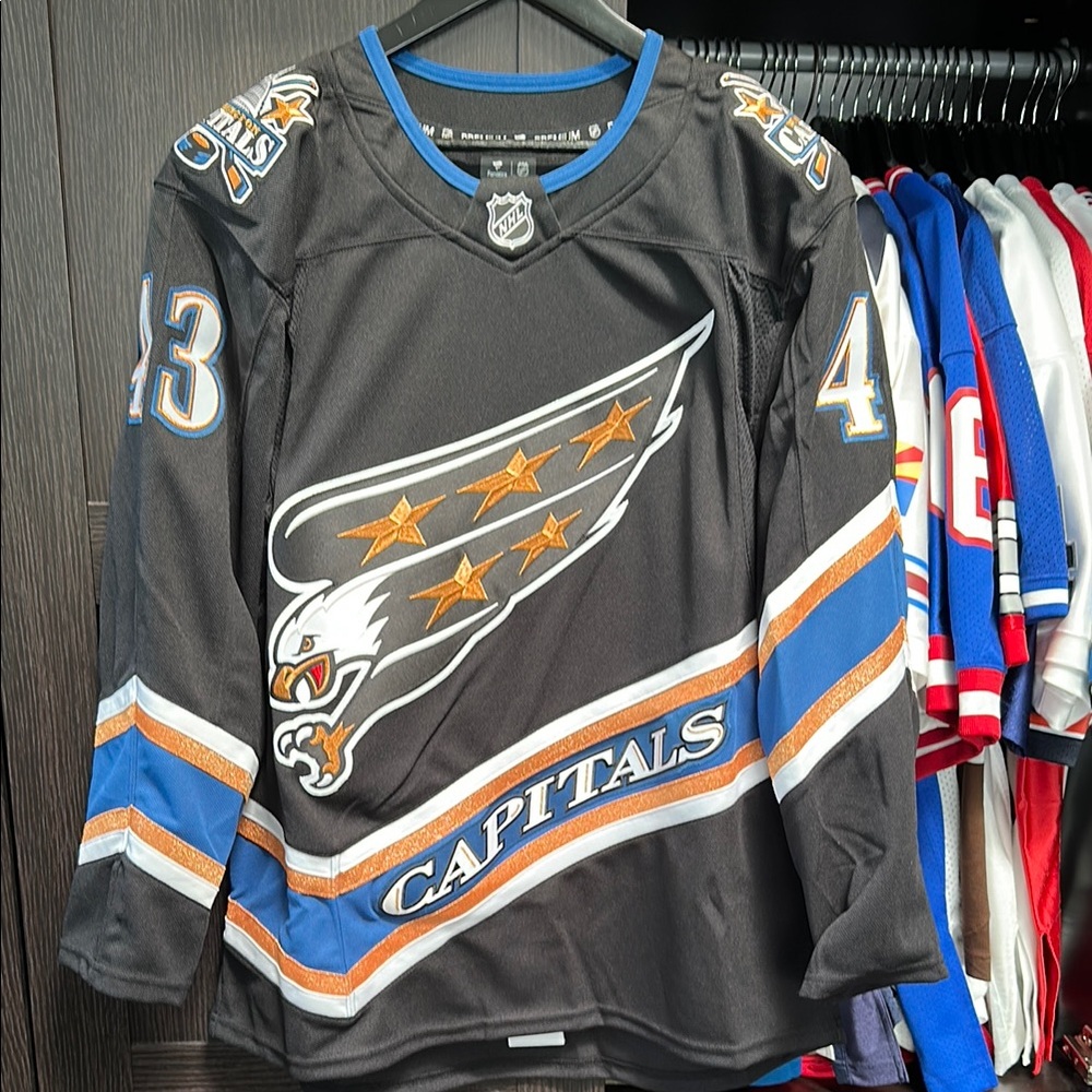 Tom Wilson Washington Capitals Fanatics 50th Anniversary Authentic Jersey -Black
